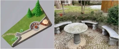 Кът за релаксация в частна градина