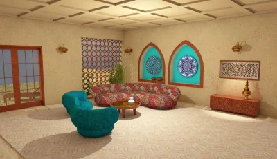 Marokkanisches Wohnzimmer
