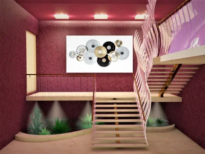 Treppe zu einer Bar